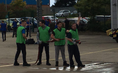 Team building activities North East England by the Fire Service!